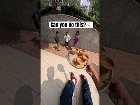 Funny Tea Parkour challenge #tea #chai #parkour #pov #funny #challenge #shorts