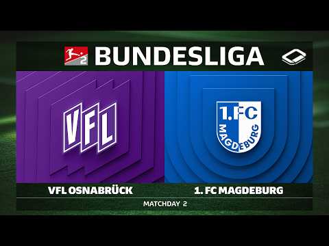LIVE 🔴 VfL Osnabrück vs. 1. FC Magdeburg | Matchday 2 - Bundesliga 2 2025/26