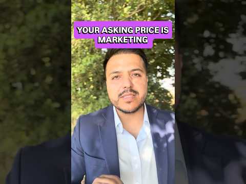 Your Asking Price Is Marketing, Not a Valuation