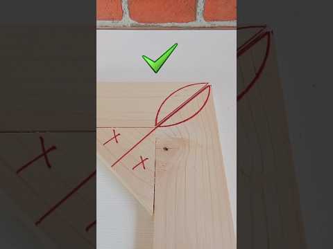 HOW TO!!! 45 degree cutting technique #woodworking #diy #tipsandtricks