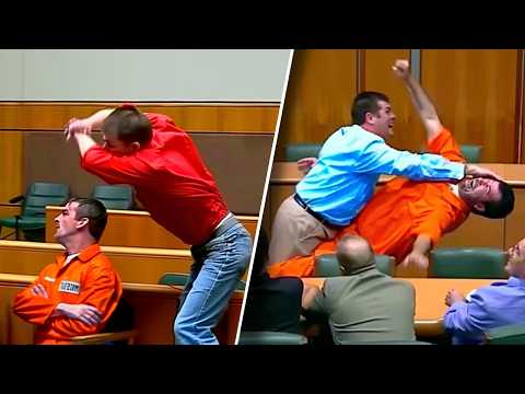 Fathers ATTACKING Their Daughters' Killer in Court