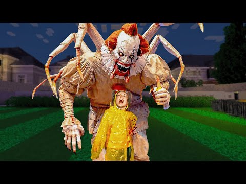 EL PAYASO GIGANTE SE LLEVA A LA NIÑA