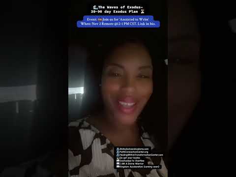 🌊The Waves of Exodus—30-90 day Exodus Plan ⏳#propheticword #mindset #author #lifecoach #ministry