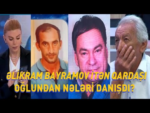 Müğənni Əlikram Bayramov itən qardaşı oğlu haqqında həqiqətləri danışdı / Seni axtariram 02.07.2025