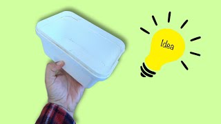 AMAZING IDEA TO RECYCLE PLASTIC CONTAINER / ZAHA DIY