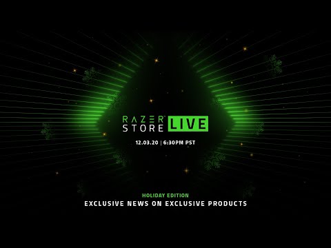 RazerStore LIVE | Exclusive News on Exclusive Products (Holiday Edition)