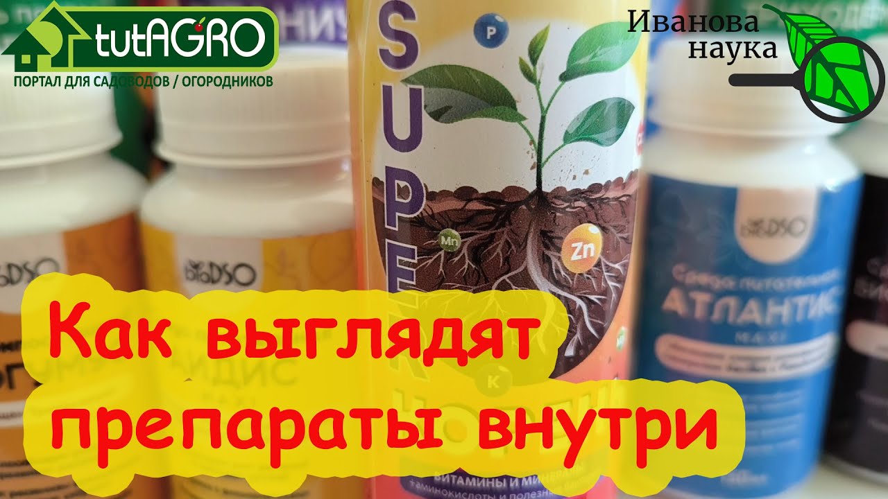 Как выглядят биопрепараты: цвет, запах и осадок. Разные препараты из магазина udachniy_ogorod