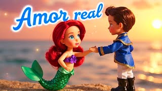 🧜‍♀️❤️ ¡CÓMO mi MAMÁ LA SIRENITA conoció a mi PAPÁ! 🌊✨ | Princesas Disney 👑💖