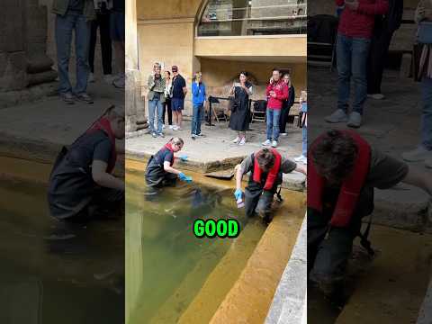 How They Clean The Ancient Roman Baths! (📸: romanbathsbath)