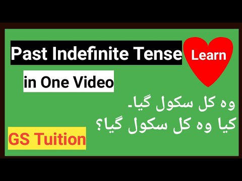Past Tense in English Grammar | Easy Explanation in Urdu | GS Tuition