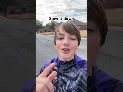 Slow it down…