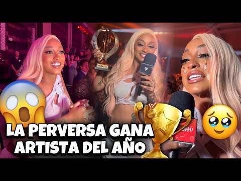 La Perversa Gana Artista Urbano del Año en Premios Heat 2024 🏆😱 Y Se Va En Llanto 😭❤️