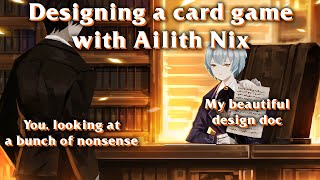 Design a card game inspired by Library of Ruina and Slay the Spire with me!