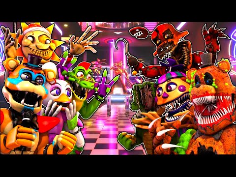 [SFM FNaF] Top 5 Security Breach vs Fight Animations