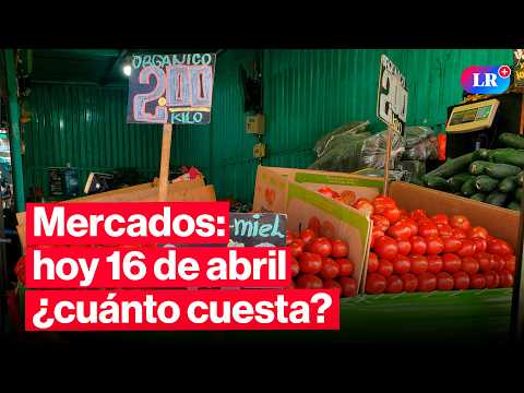 🔴¿CUÁNTO CUESTA? Precios en MERCADOS: pollo, papa y otros HOY 16 de abril Perú | #EnVivoLR
