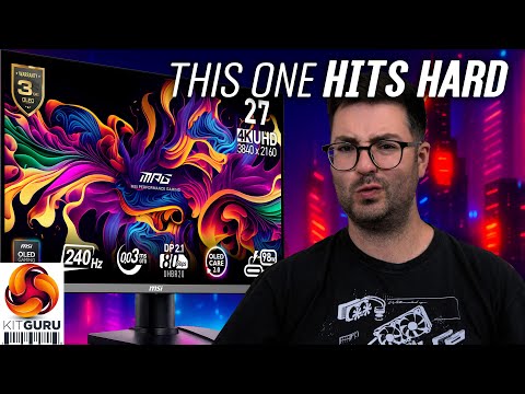Killer 4K 240Hz QD-OLED for just £750: MSI MPG 272URX