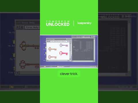 🔍 Inside the Cascade Virus: Digital Waterfall! 💻 #CyberHistory #Encryption #RetroComputing