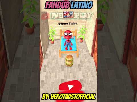 Bebé Spiderman le REGALA una COMIDITA a HULK ❤️