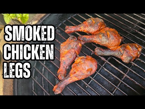 MOUTHWATERING Smoked Chicken Legs with Homemade Rub & Sauce
