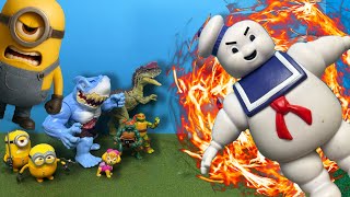 ULTIMATE MINION BATTLE  / Mikey VS Scary Ghost!
