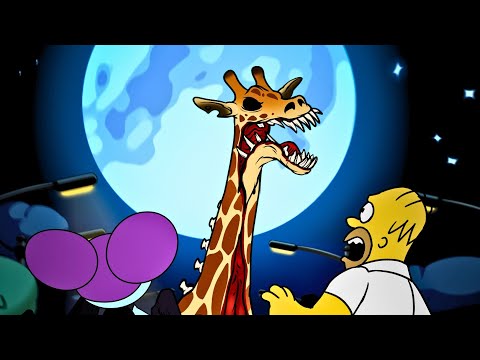 ZOOCHOSIS GET ABSTRACTED! Pibby and Homer Simpson Save GIRAFFE