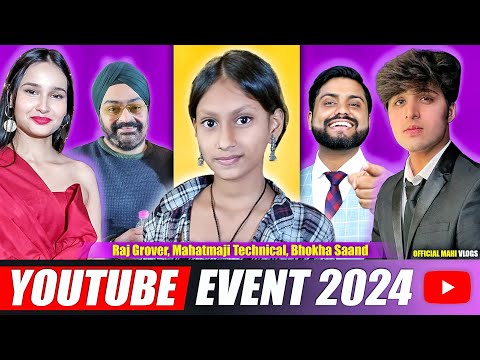 Meetup India's most famous youtuber Aerocity Delhi |Rajgrover005 Mahatmaji technical bhook saand