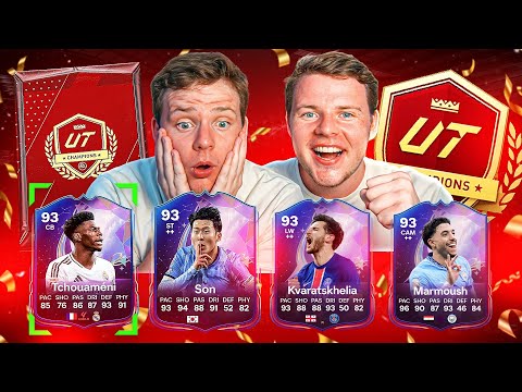 JUSTE WOW!!! - Nos MEILLEURES RÉCOMPENSES FUT Champions FANTASY Pack opening ! FC 25