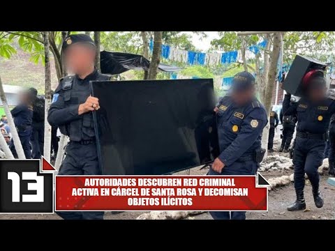 Autoridades descubren red criminal activa en cárcel de Santa Rosa y decomisan objetos ilícitos