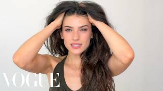 Thumbnail for the video "Sterling Point Star Ella Rubin’s Cascading Hair Routine | Beauty Secrets | Vogue" from Vogue