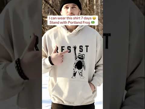 Portland Frog Protest T-Shirt – Frogs Resist Political Activist Graphic Tee