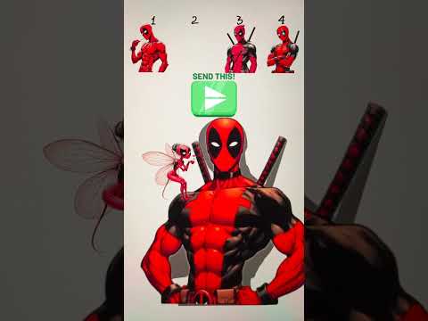 どれが正しいですか! Deadpool X Fairy Deadpool (一部69) #marvel #deadpoolxwolverine #shorts