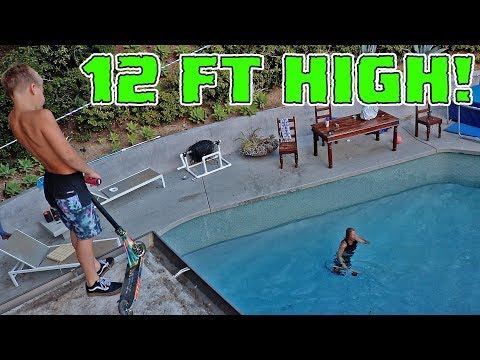 ROOF JUMPING CRAZY 8 YEAR OLD!
