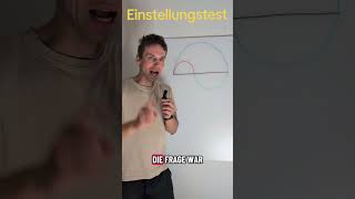 Welcher Bogen ist länger?!?🤯🤔 Einstellungstest für Profis 💯✅ #iq #logik #einstellungstest #mathe #ge