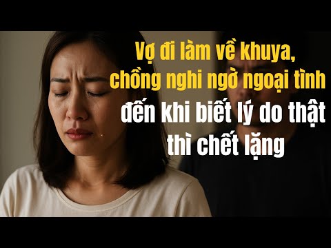 Vợ đi làm về khuya, chồng nghi ngờ ngoại tình – đến khi biết lý do thật thì chết lặng