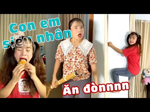 Tổng hợp video siêu hài hước khi nhà có đứa em siêu nhân | Thuỷ Mít Official