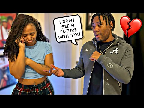 I Don't See A Future With You Prank On Mya!