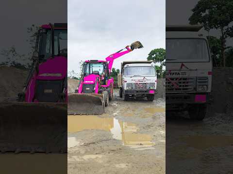 JCB DRUM TRUCK 🔥💯🔥#truck #jcb #tractor #shortsfeed #song