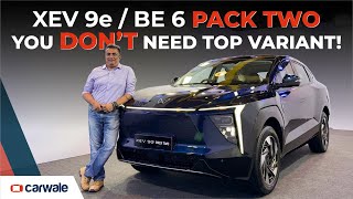 Mahindra BE 6 & XEV 9e Pack Two Variants Walkaround | Features, Tech, Interior & Space Detailed