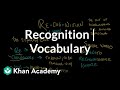 Understanding the Concept of Recognition