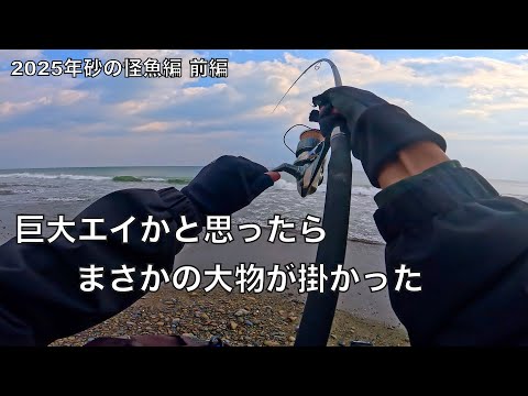 30kgオーバーの巨大魚がうろつく砂浜でルアー釣りしたら‥