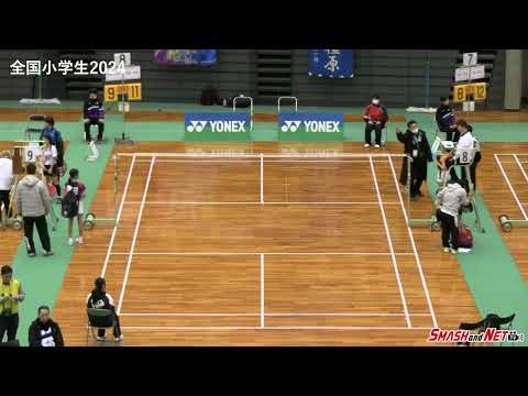 高砂香蓮(古高松)vs 牧田みなみ(はりーあっぷ) 6GS_1回戦【全国小学生2024】