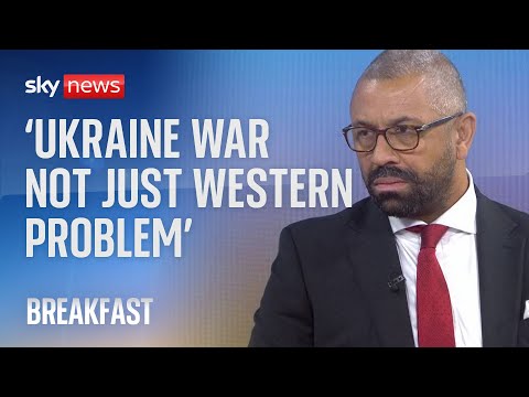 G20 in India: UK needs to 'remind the world' Ukraine war is not just a 'European problem' - Cleverly