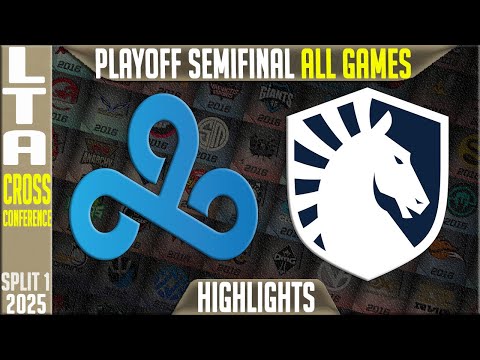 C9 vs TL Highlights ALL GAMES | LTA Cross Conference Playoffs Semi-finals | Cloud9 vs Team Liquid