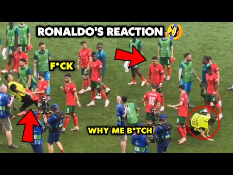 THIS FOOTAGE WENT VIRAL! Security guard injured Goncalo Ramos in front of Ronaldo!