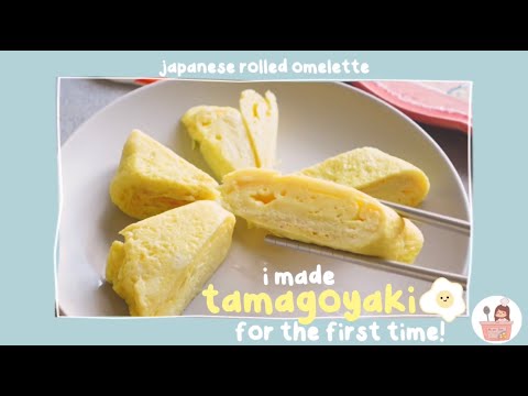 i made tamagoyaki for the first time!