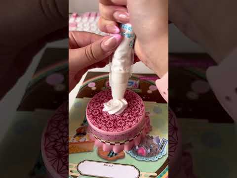 Nezuko Deco Cake ASMR! #asmr #shorts #nezuko #demonslayer