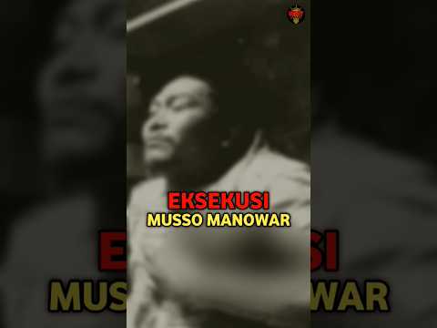 EKSEKUSI MUSSO MANOWAR PEMIMPIN PEMBERONTAKAN PKI MADIUN 1948