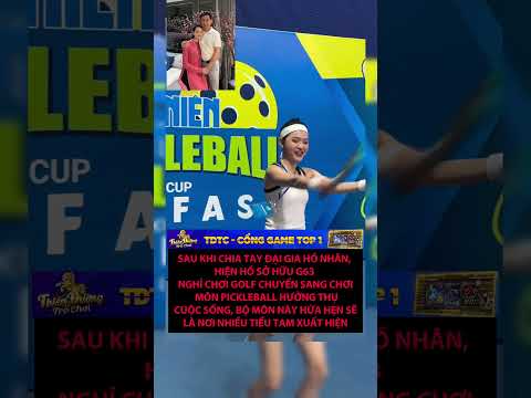 Hóng Hớt Showbiz| HIỀN HỒ LÀ NGƯỜI ĐẦU TIỀN THAM GIA PICKLEBALL #tintuc #showbiz #hienho #pickleball