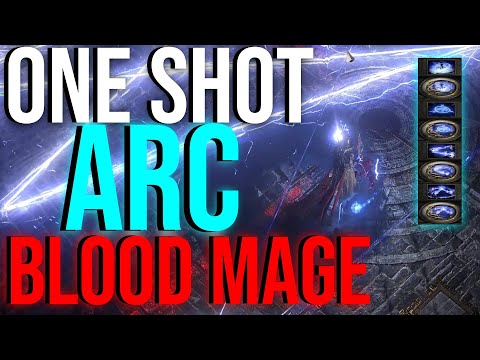 The "BEST" ARC Blood Mage Witch Build (Path of Exile 2 Mana Tempest ONE SHOT Guide)