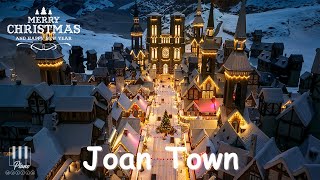 ¿Cómo se crea en 3D la temporada navideña en Joan Town (Música de fondo de piano Jingle-Bells)